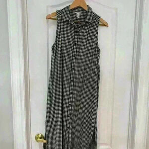 Forever 21 Stylish  Longline Vest | Jacket | No sleeve | Checkered